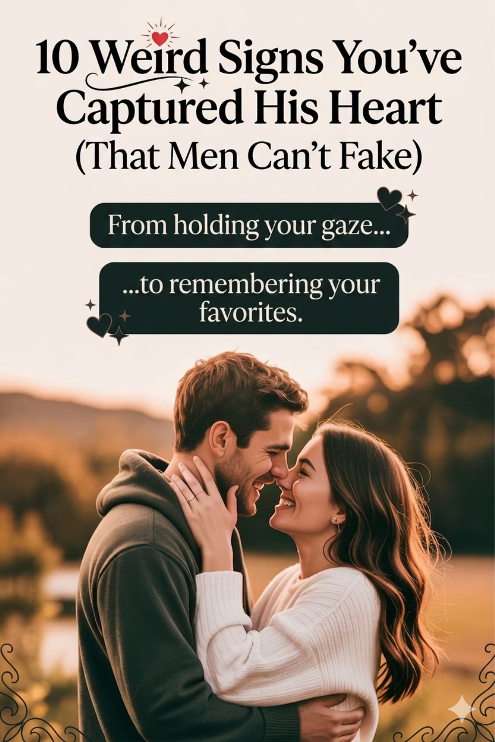 10 Weird Signs You've Captured His Heart (That Men Can't Fake)