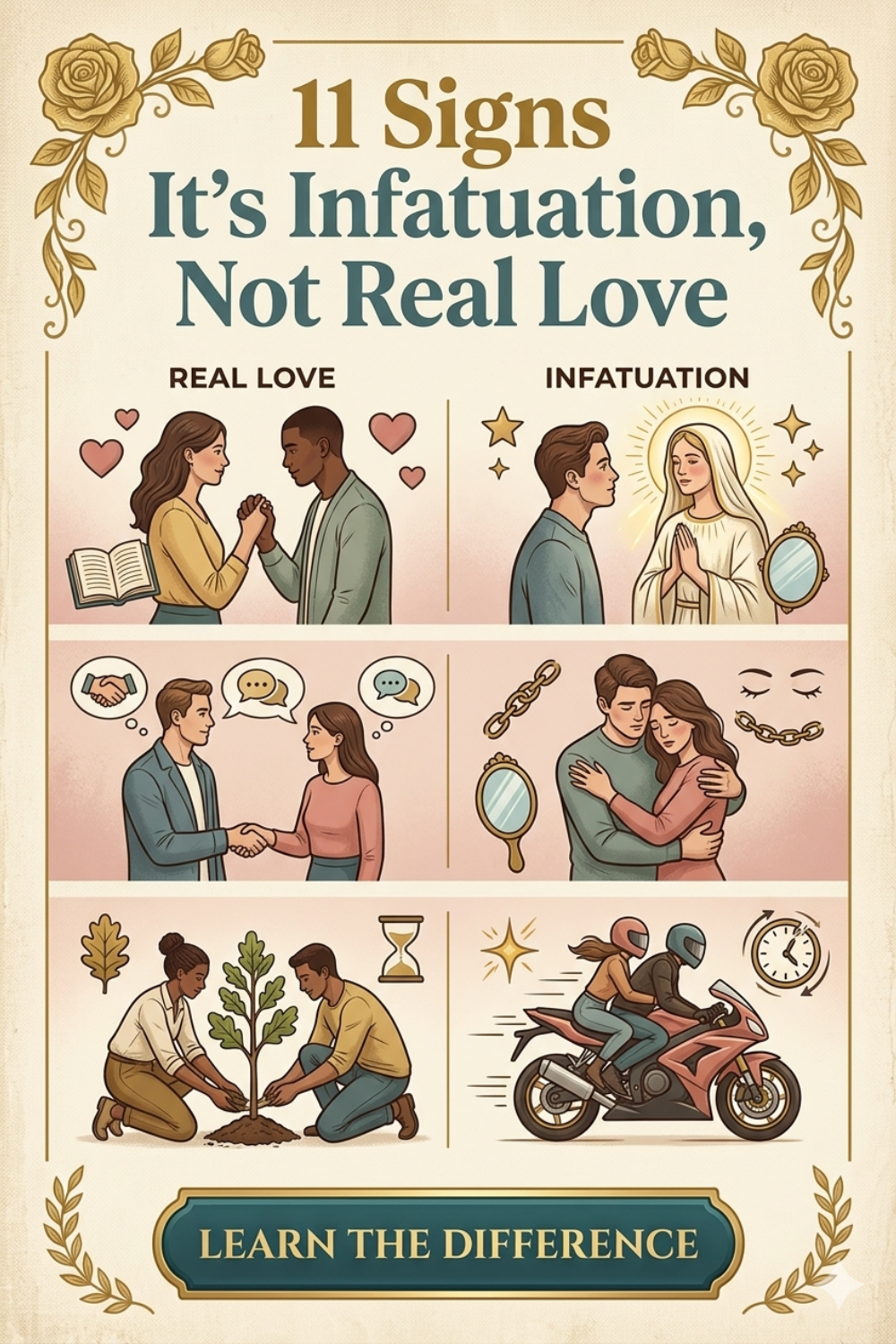 11 Signs It's Infatuation, Not Real Love
