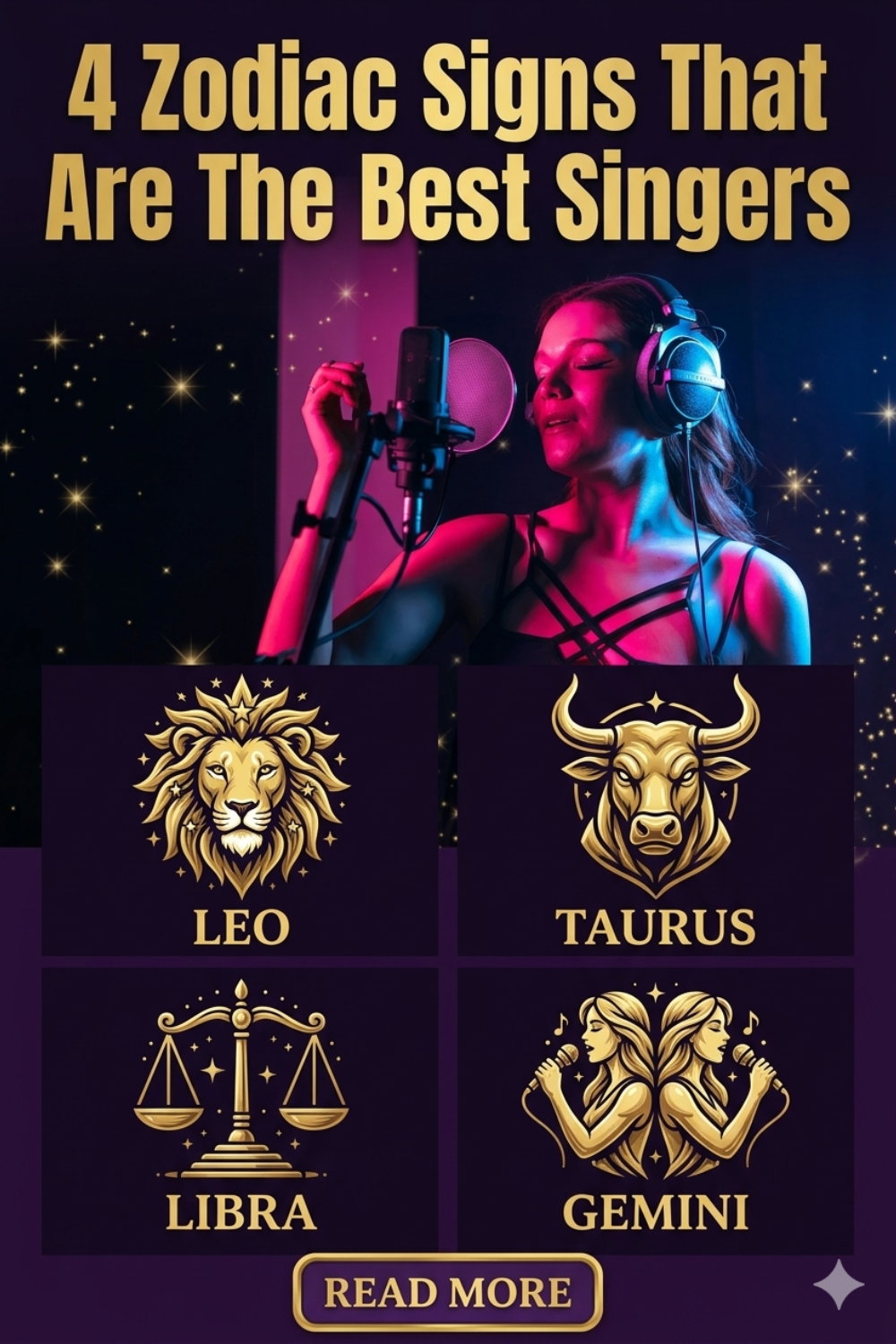 4 Zodiac Signs That Are The Best Singers