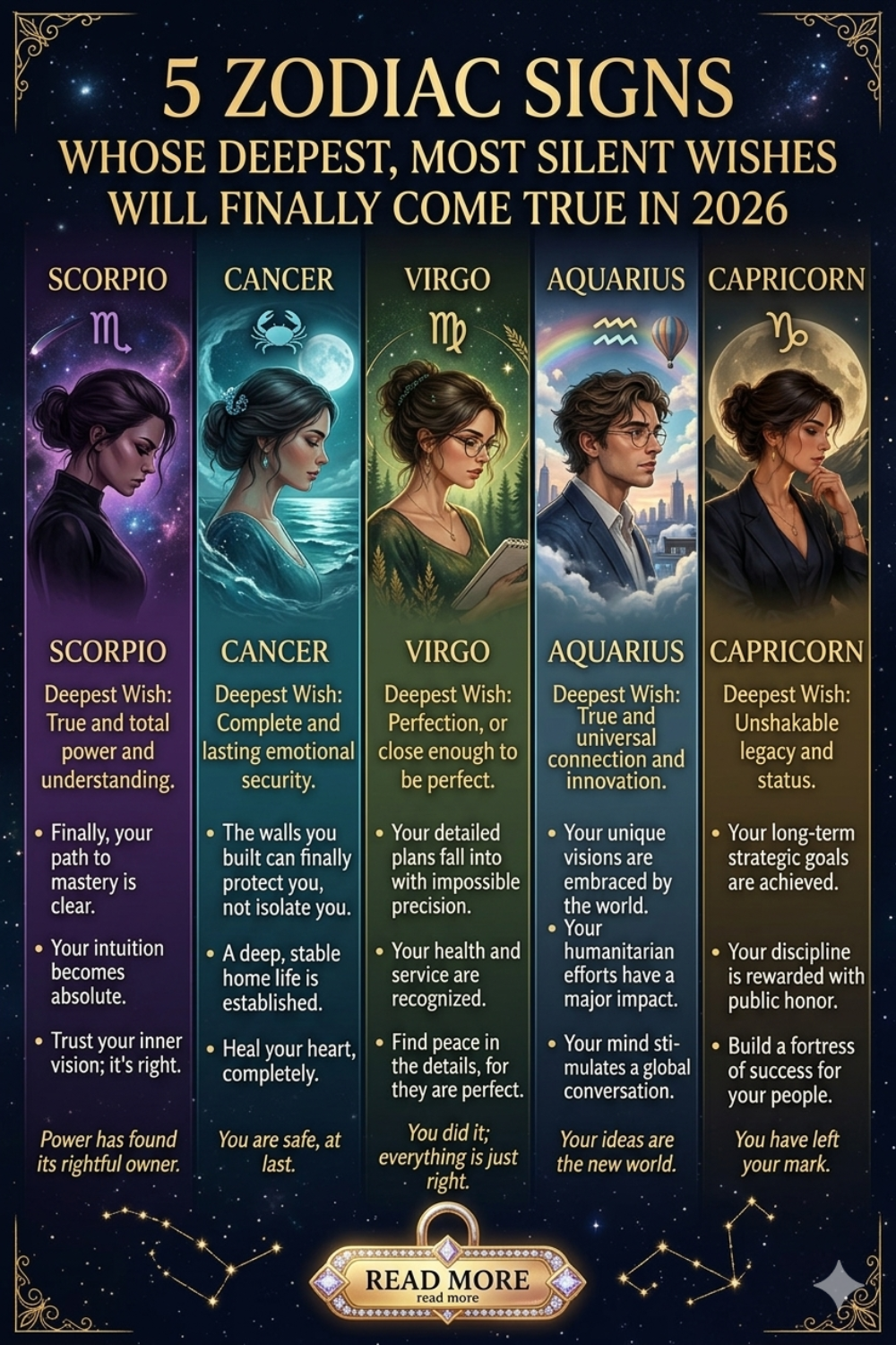 5 Zodiac Signs Whose Deepest, Most Silent Wishes Will Finally Come True in 2026
