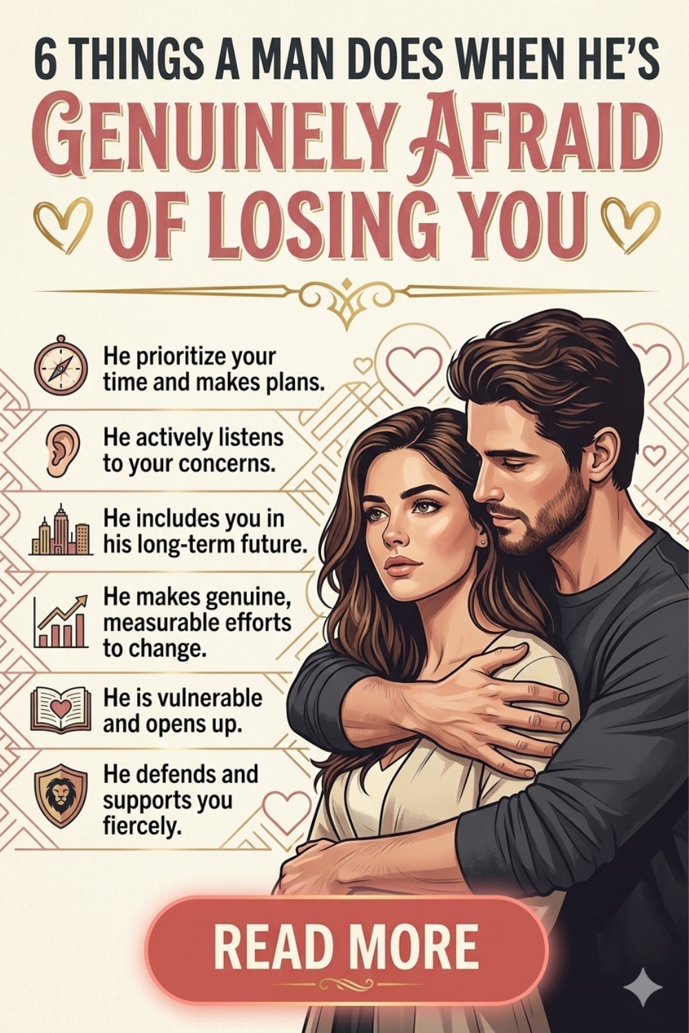 6 Things a Man Does When He's Genuinely Afraid of Losing You