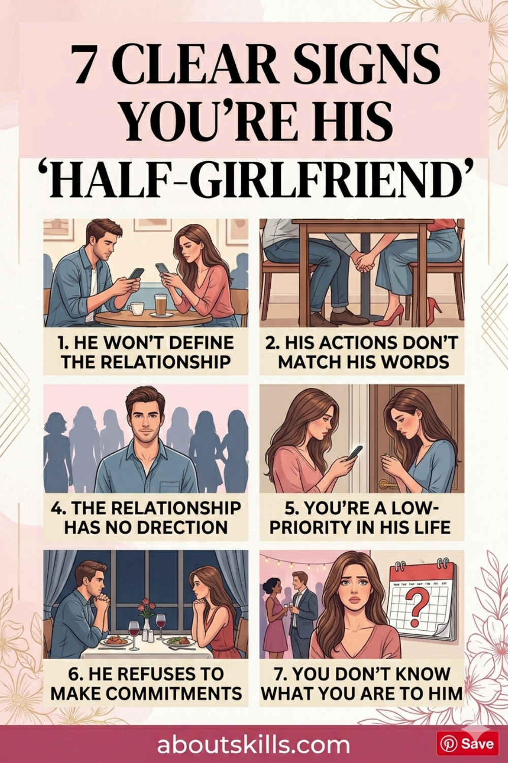 7 Clear Signs You’re His ‘half-girlfriend’