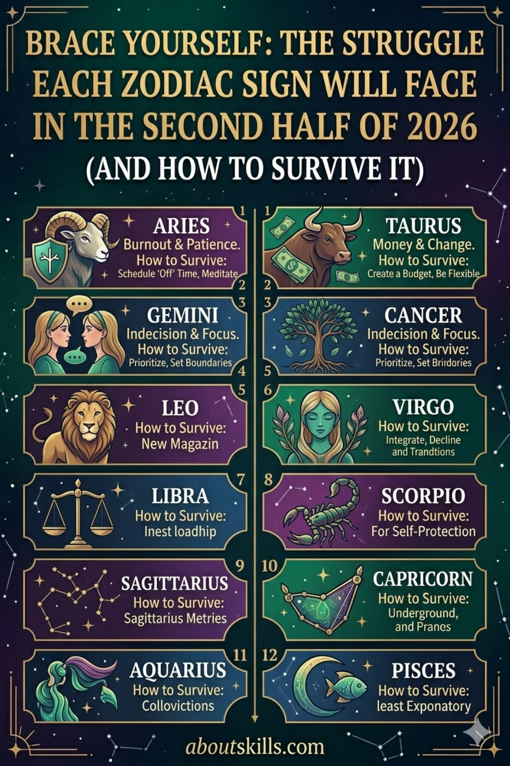 Brace Yourself_ The Struggle Each Zodiac Sign Will Face in the Second Half of 2026 (And How to Survive It)