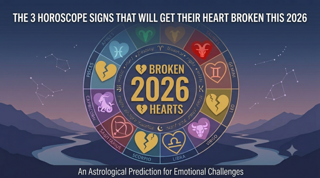 The 3 Horoscope Signs Will Get Their Heart Broken This 2026