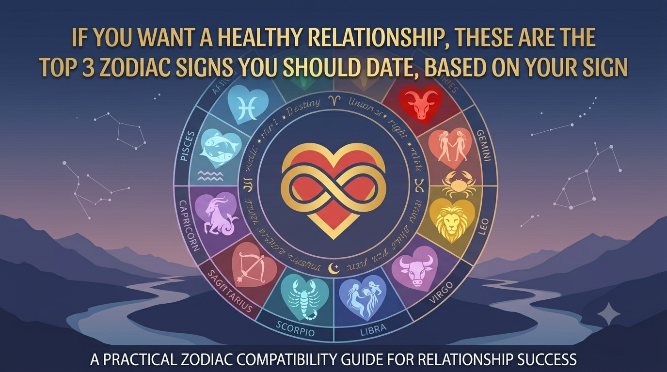 If You Want A Healthy Relationship These Are The Top 3 Zodiac Signs You Should Date, Based On Your Sign