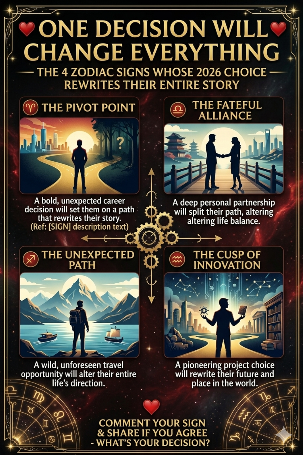 One Decision Will Change Everything — The 4 Zodiac Signs Whose 2026 Choice Rewrites Their Entire Story
