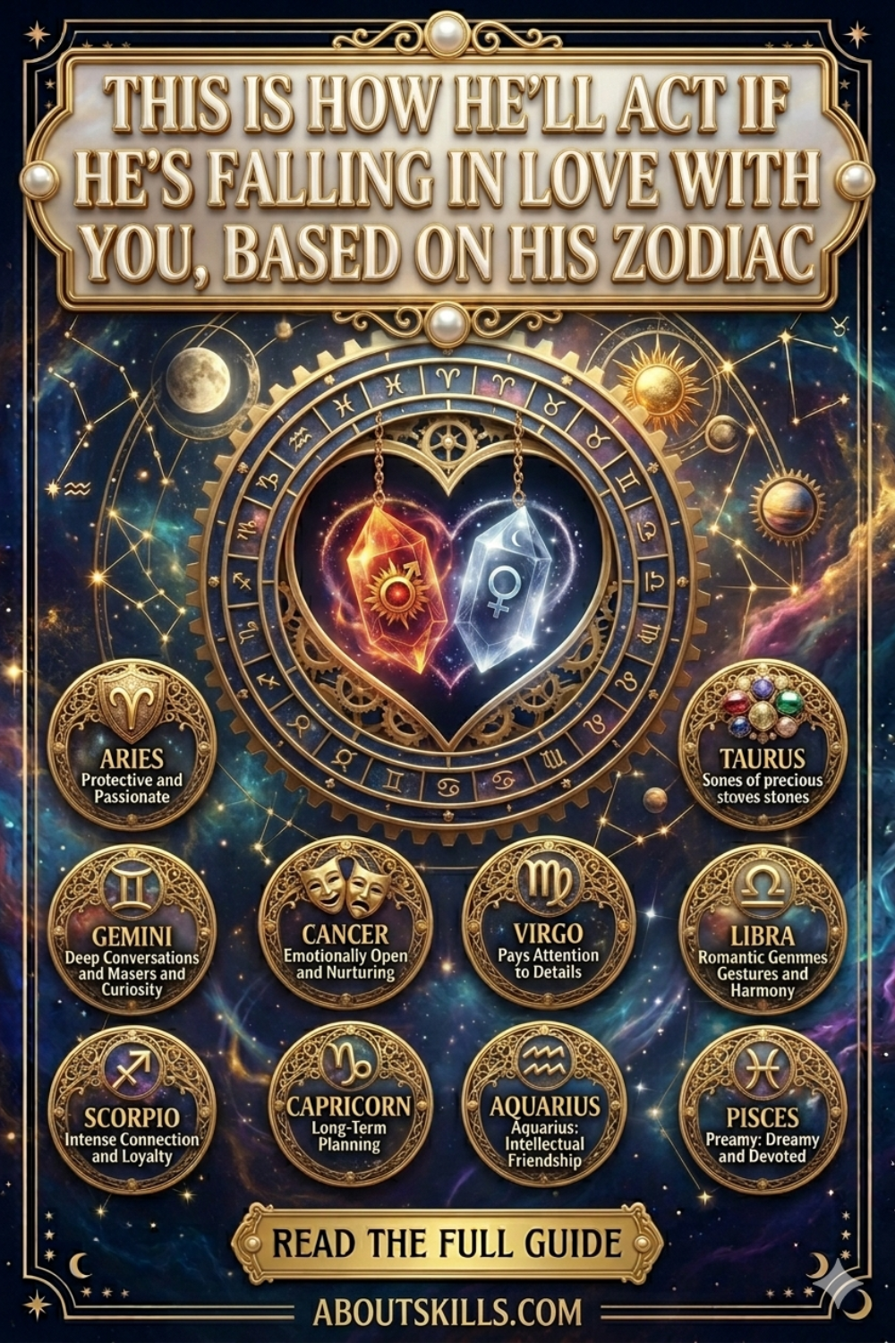 This Is How He’ll Act If He’s Falling In Love With You, Based On His Zodiac