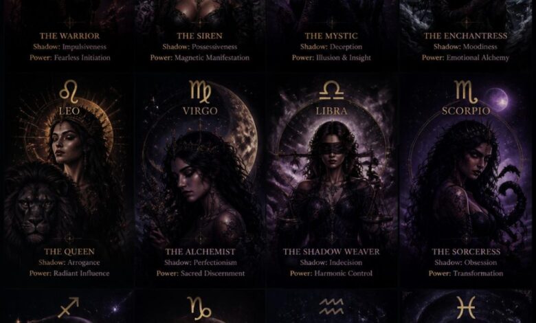 Dark Feminine Energy Based on Zodiac Signs: Your Sign's Shadow Power