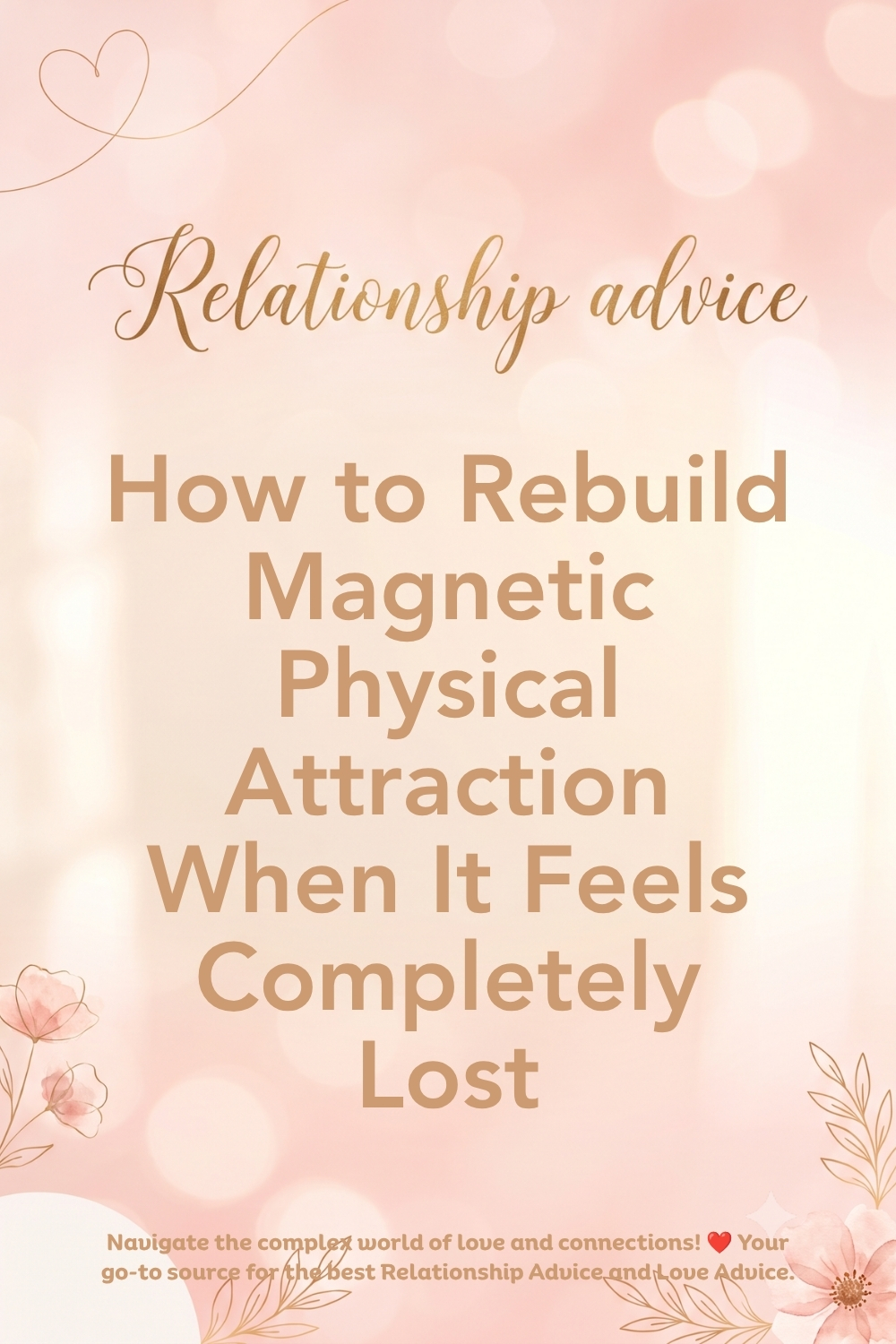 How to Rebuild Magnetic Physical Attraction When It Feels Completely Lost