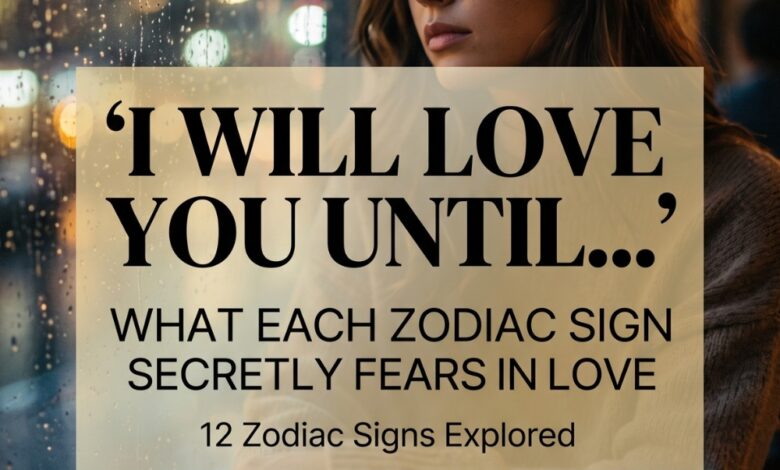 I Will Love You Until…_ What Each Zodiac Sign Secretly Fears _ 12 Zodiac Love Guide