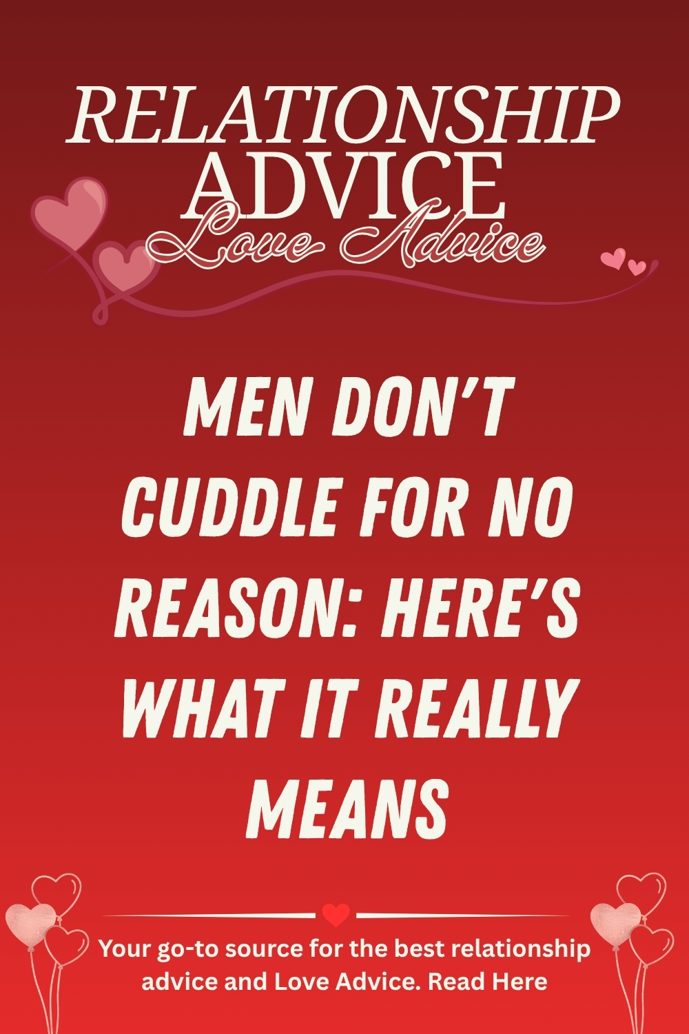 Men Don't Cuddle For No Reason: Here's What It Really Means