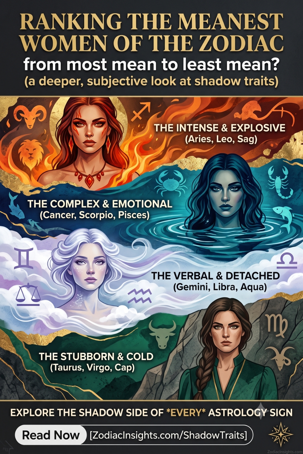 Ranking the Meanest Women of the Zodiac