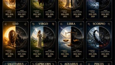 The Luckiest and Most Challenging Years of Each Zodiac Sign's Life