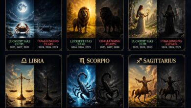 The Luckiest and Most Challenging Years of Each Zodiac Sign's Life