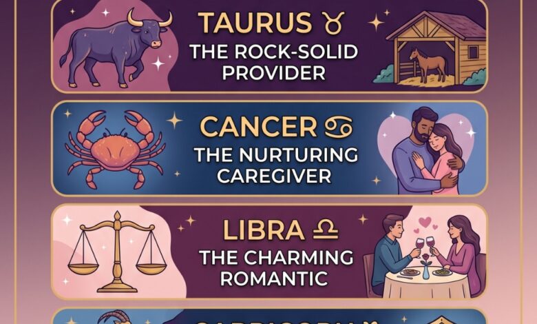 Top 5 Husband Types by Zodiac Signs Birth Dates
