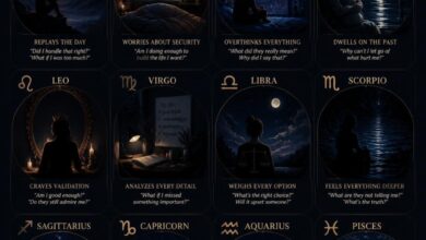 What Each Zodiac Sign Overthinks at Night