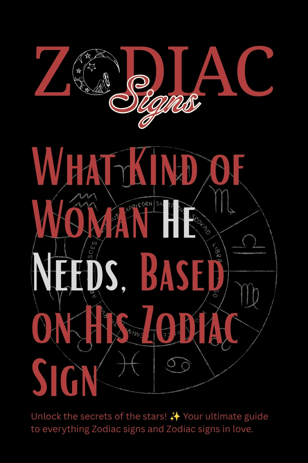 What Kind of Woman He Needs, Based on His Zodiac Sign