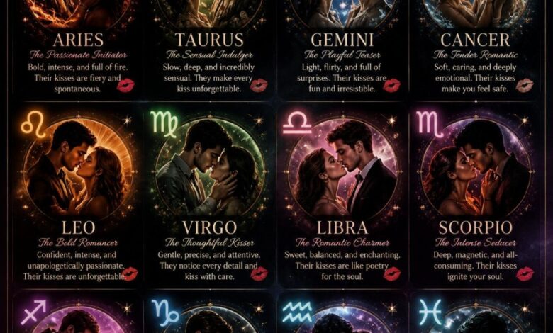 Zodiac Signs That Kiss the Best: Every Sign's Signature Kissing Style