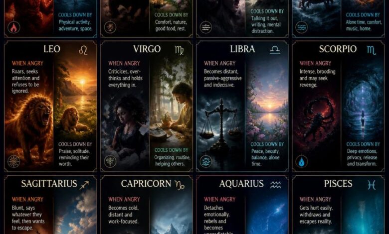 Zodiac Signs When They Get Angry: How Each Sign Reacts (And What They Need to Cool Down)