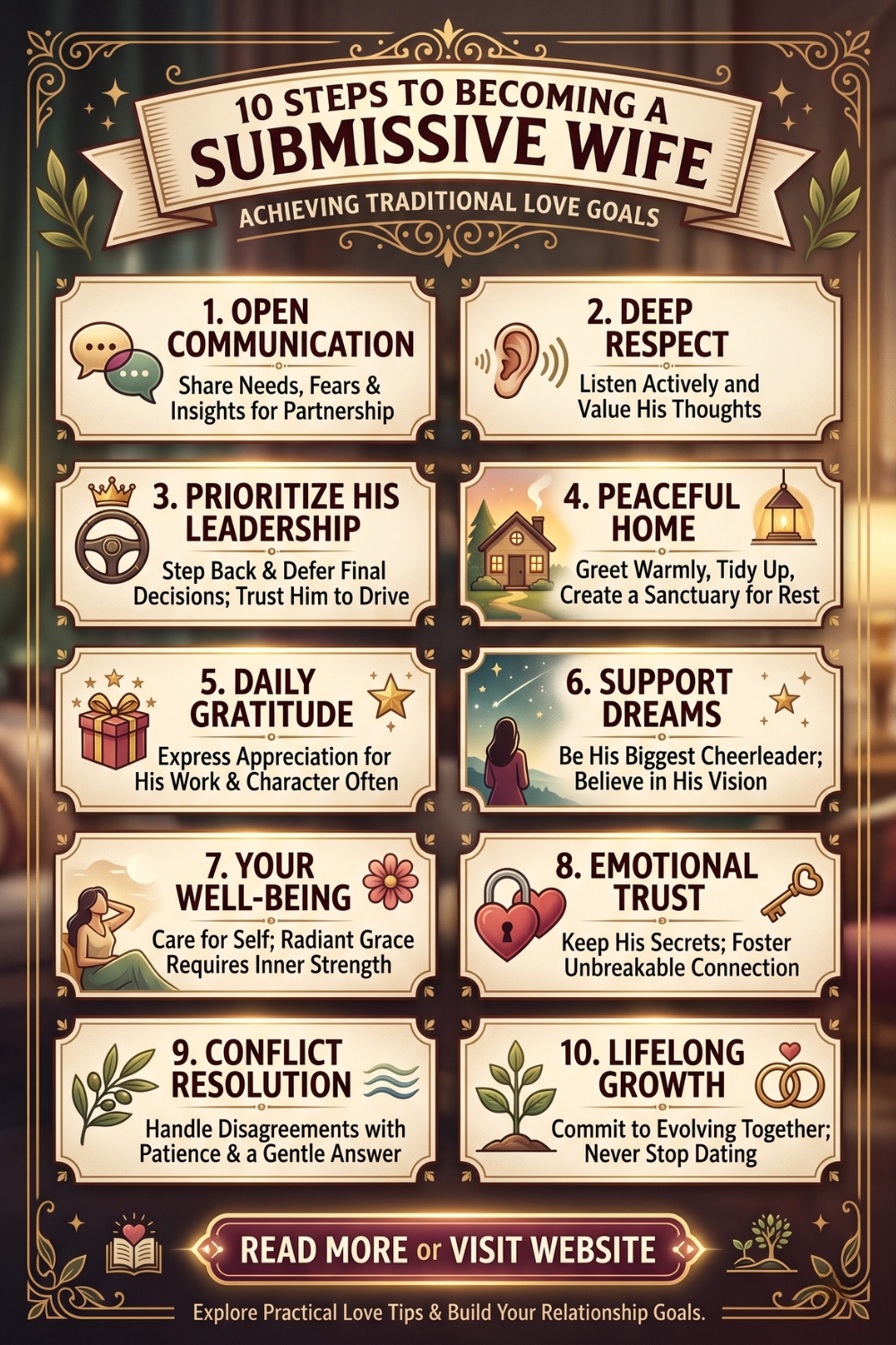 10 Steps To Becoming A Submissive Wife