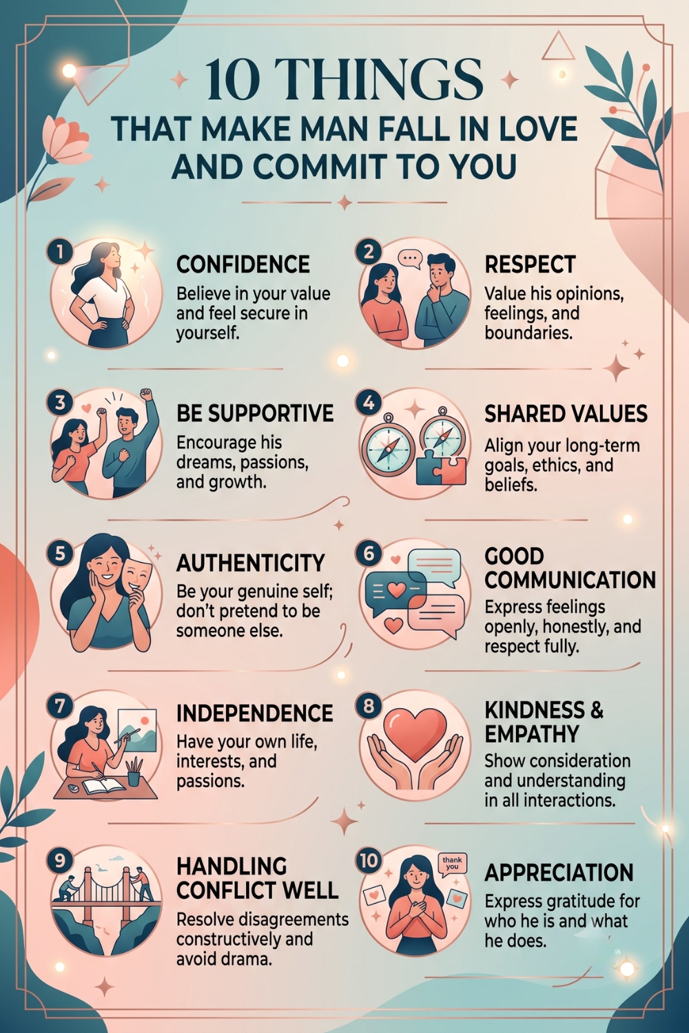 10 Things That Make a Man Fall in Love and Commit to You