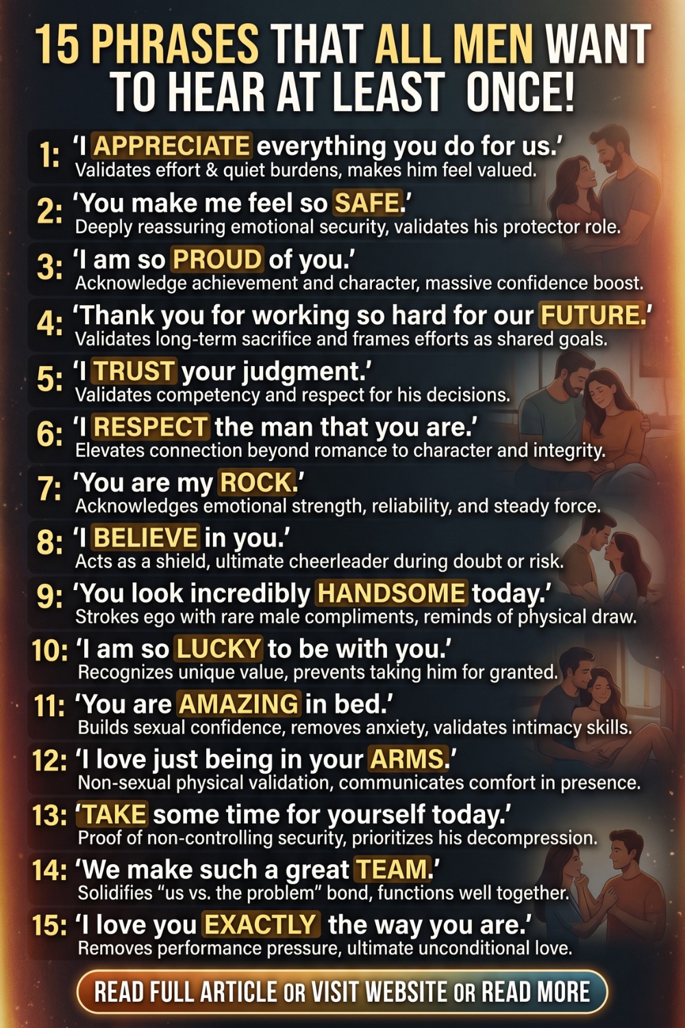 15 Phrases That All Men Want to Hear At Least Once_ Essential Relationship Advice