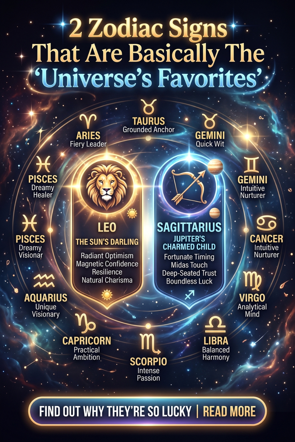 2 Zodiac Signs That Are Basically The 'Universe's Favorites'