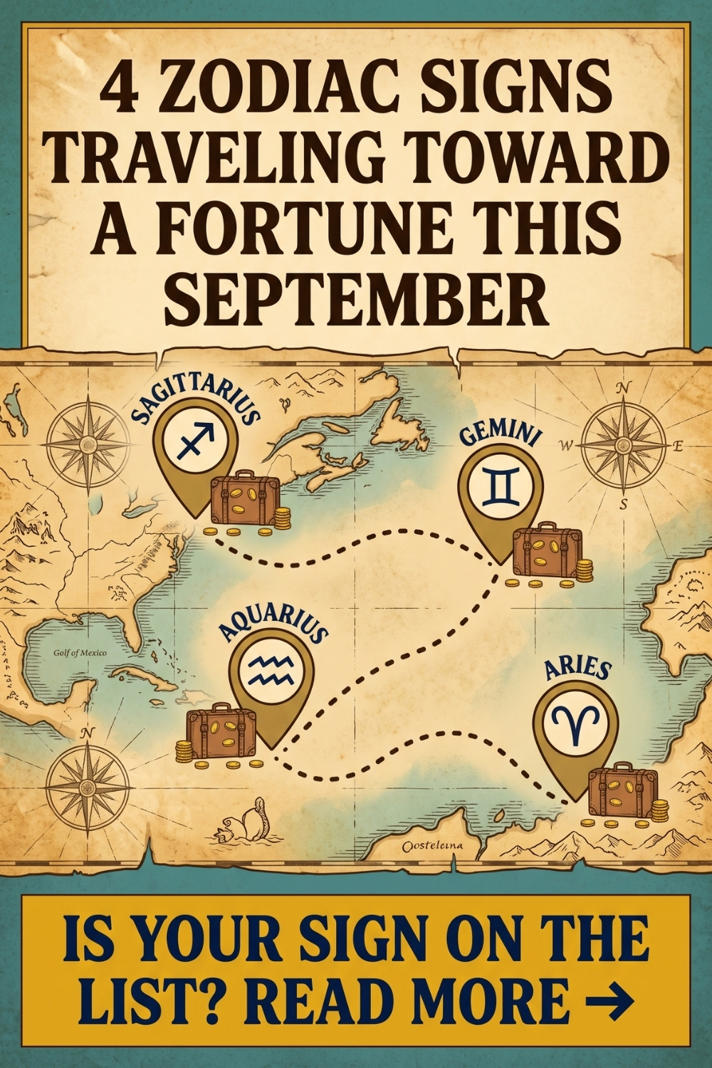 4 Birth Months Traveling Their Way Into a Fortune This September 2026