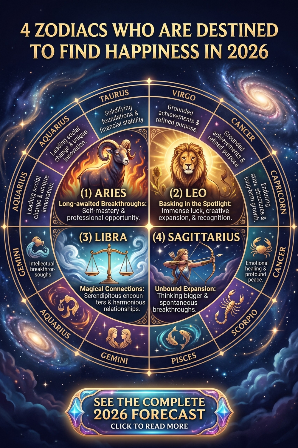 4 Zodiacs Who Are Destined To Find Happiness In 2026