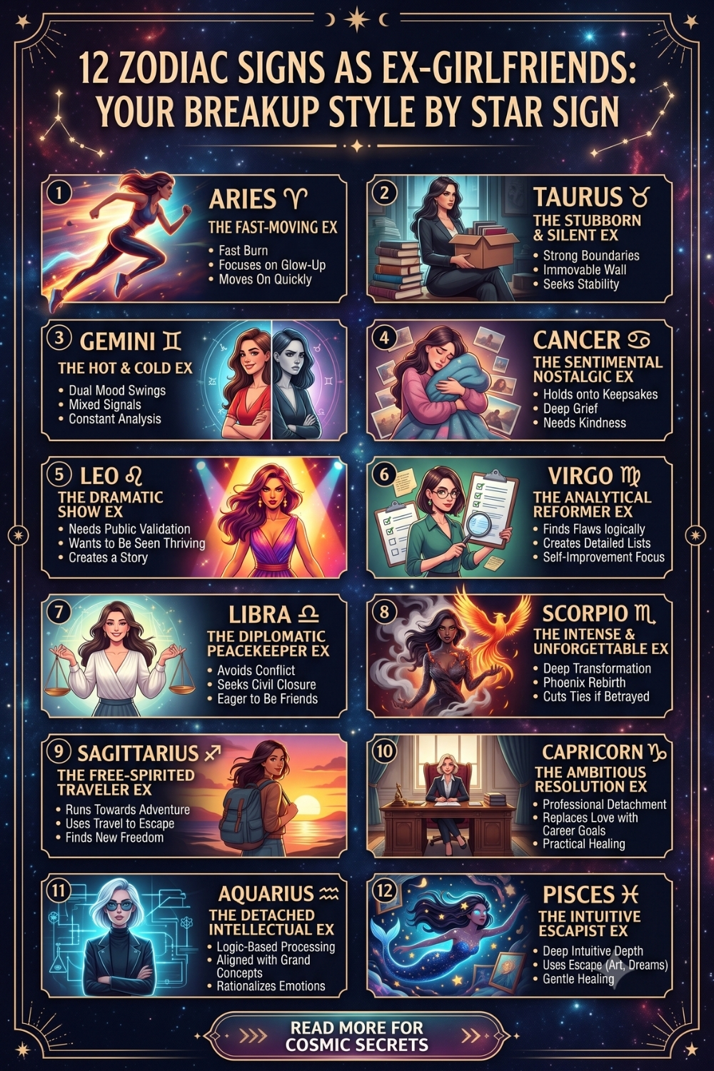 5 Zodiac Signs And The Type Of Ex-Girlfriend They Are