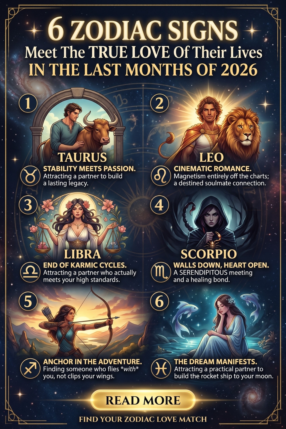 6 Zodiac Signs Meet The True Love Of Their Lives in the Last Months of 2026