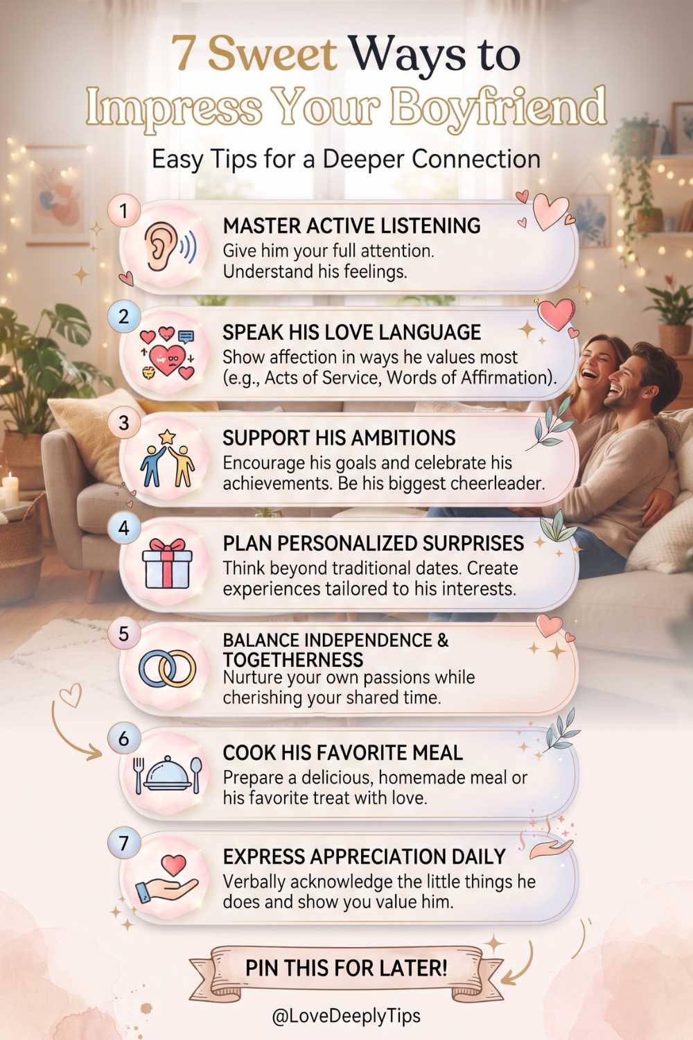 7 Sweet Ways to Impress Your Boyfriend: The Ultimate Guide to Deeper Connection
