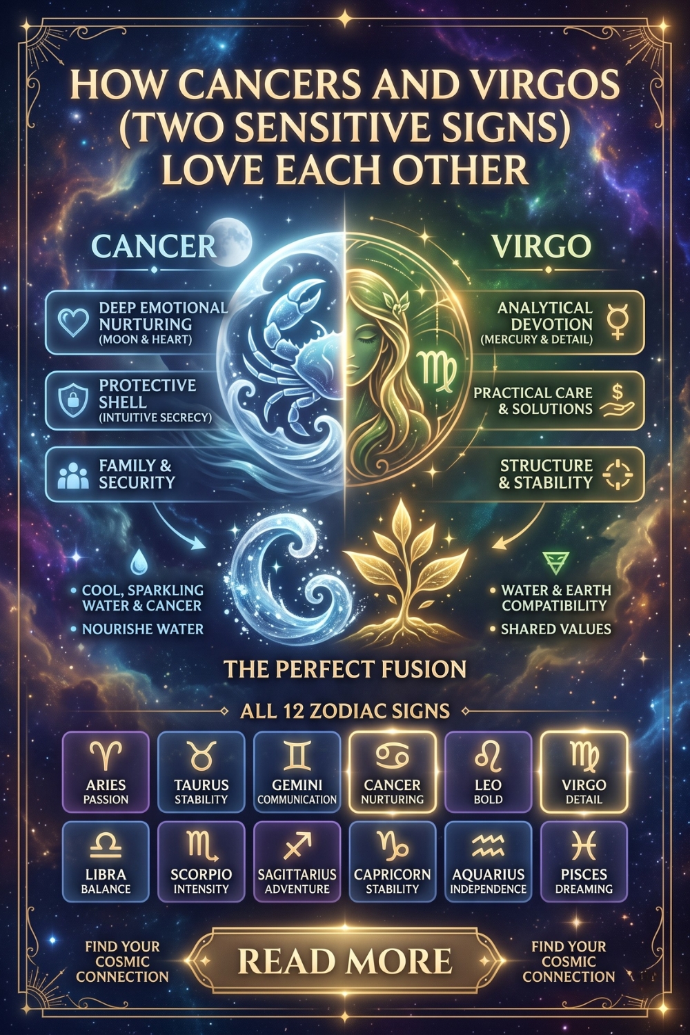 How Cancers And Virgos (Two Sensitive Signs) Love Each Other