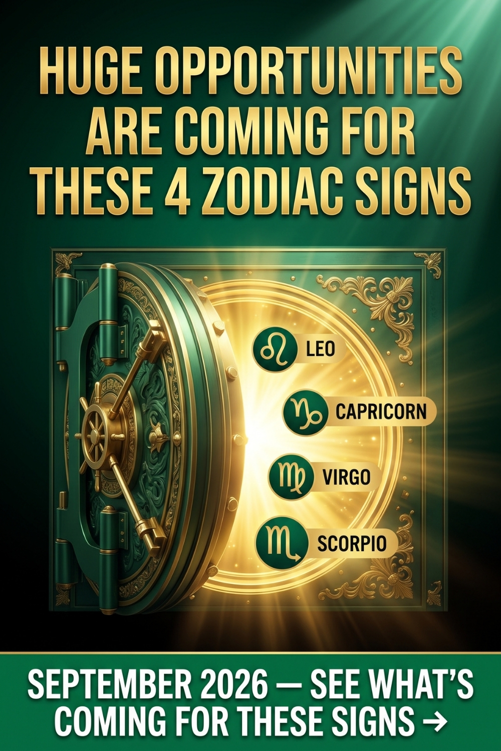 Huge Opportunities Are Coming For These 4 Zodiac Signs in September 2026
