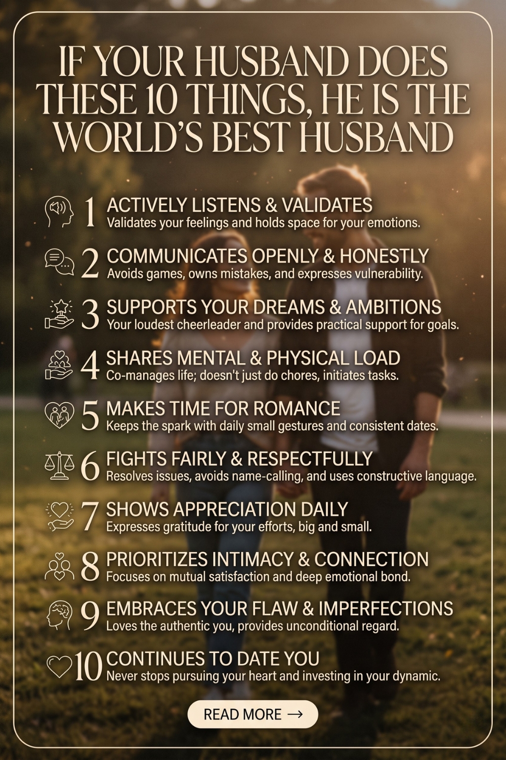 If Your Husband Does These 10 Things, He Is The World’s Best Husband