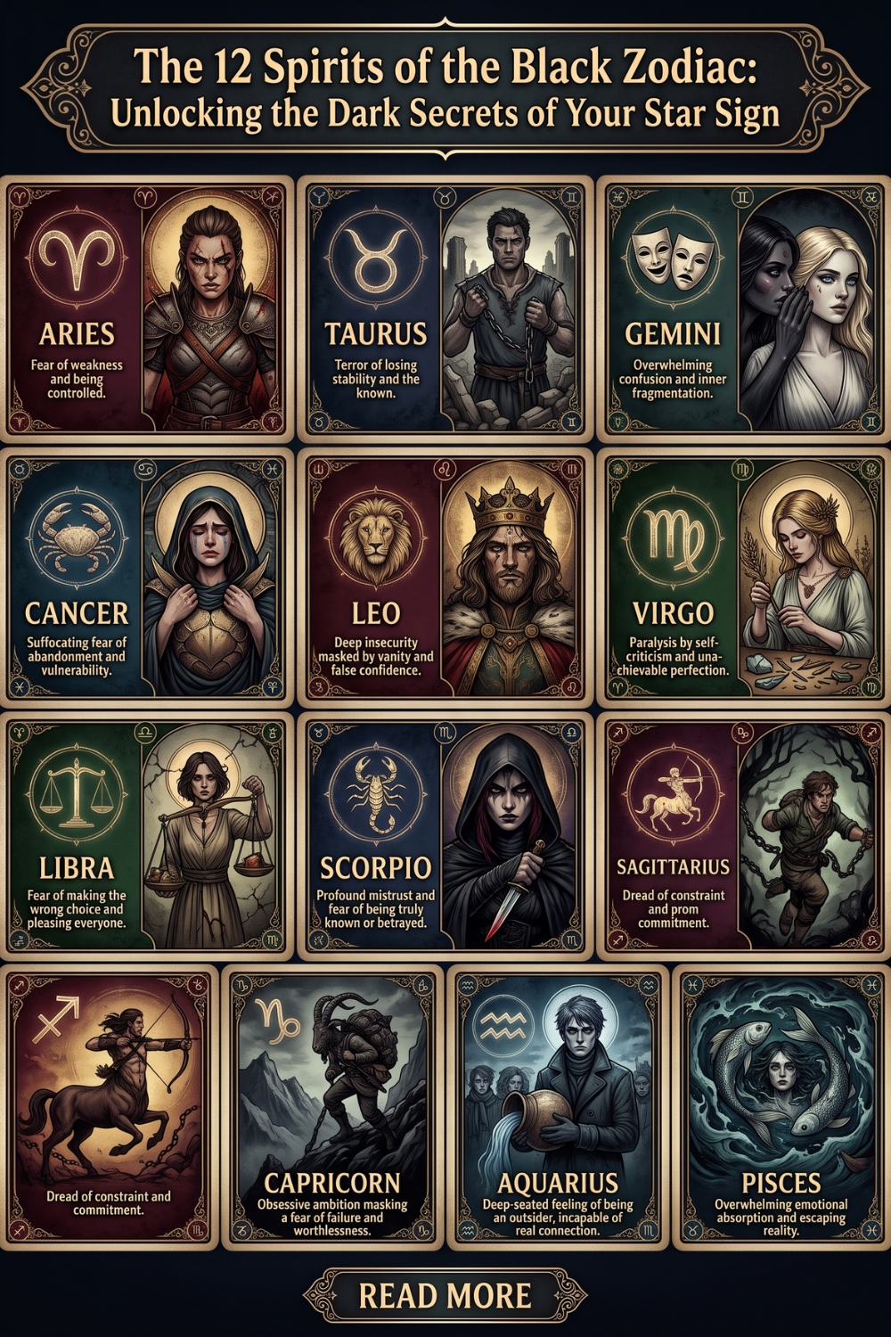 The 12 Spirits of the Black Zodiac_ Unlocking the Dark Secrets of Your Star Sign