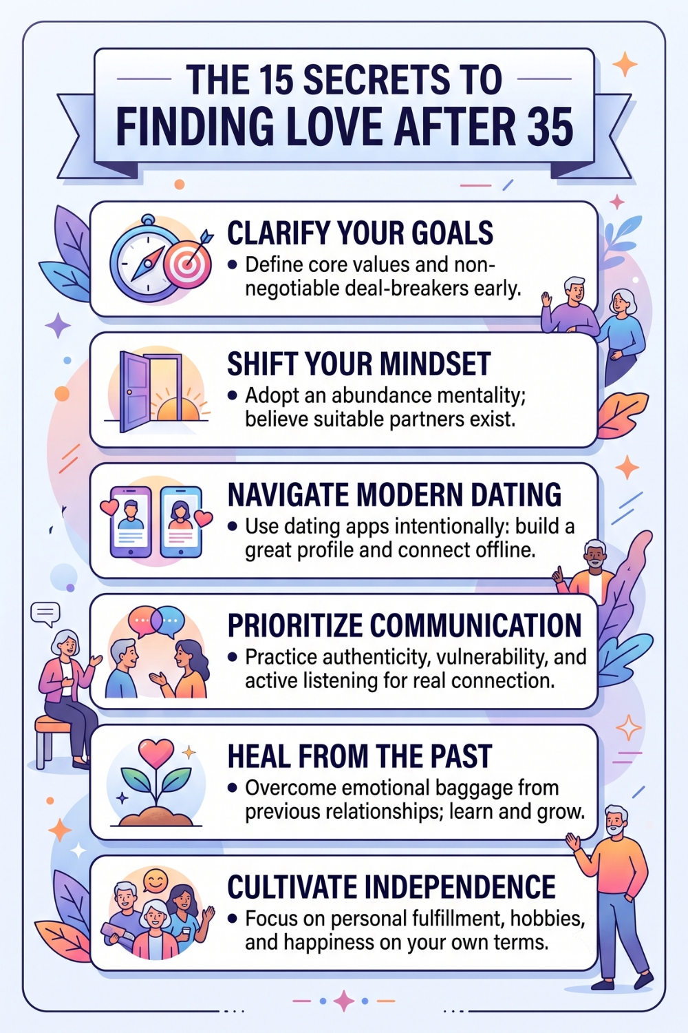 The 15 Secrets To Finding Love After 35