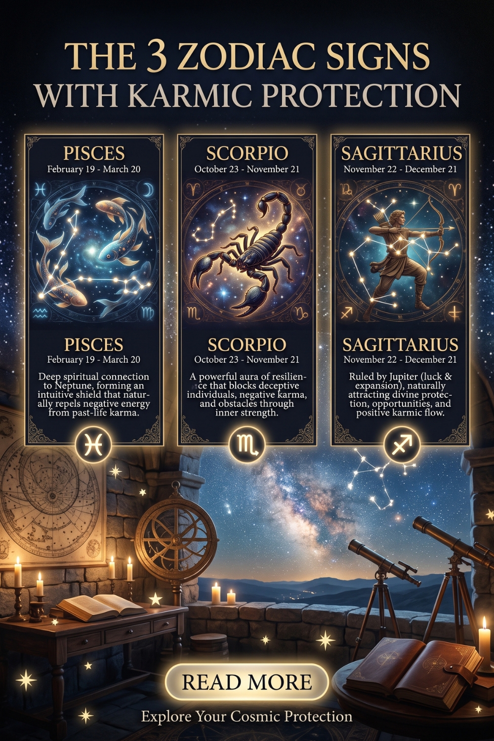 The 3 Zodiac Signs With Karmic Protection