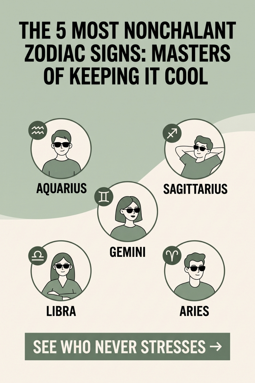 The 5 Most Nonchalant Zodiac Signs_ Masters of Keeping It Cool