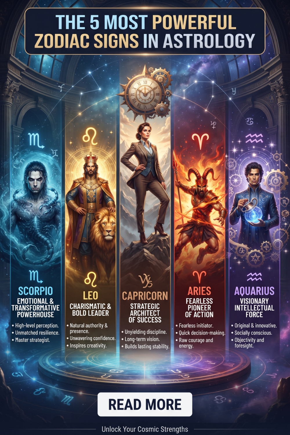 The 5 Most Powerful Zodiac Signs In Astrology