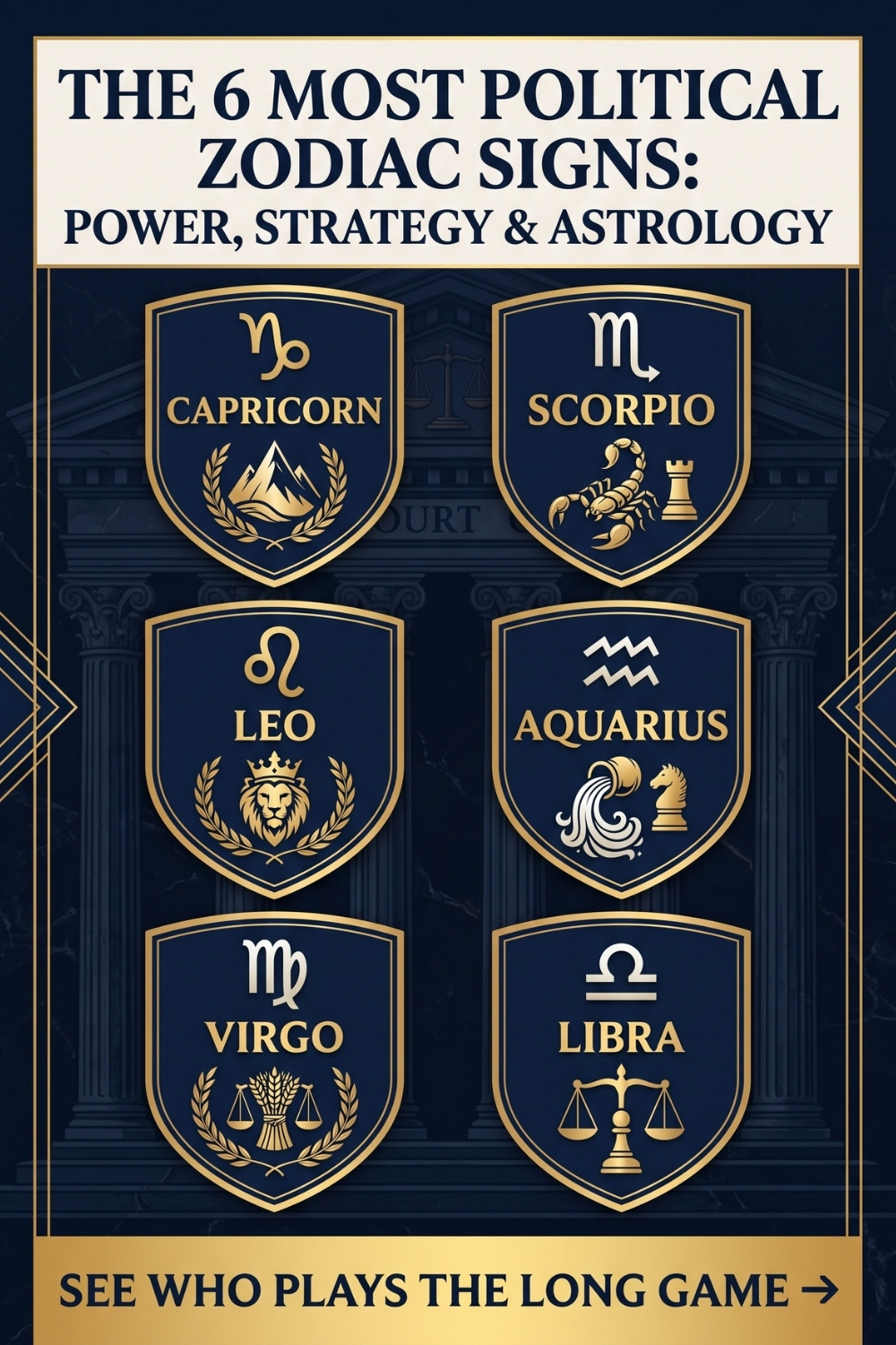 The 6 Most Political Zodiac Signs_ Power, Strategy, and Astrology