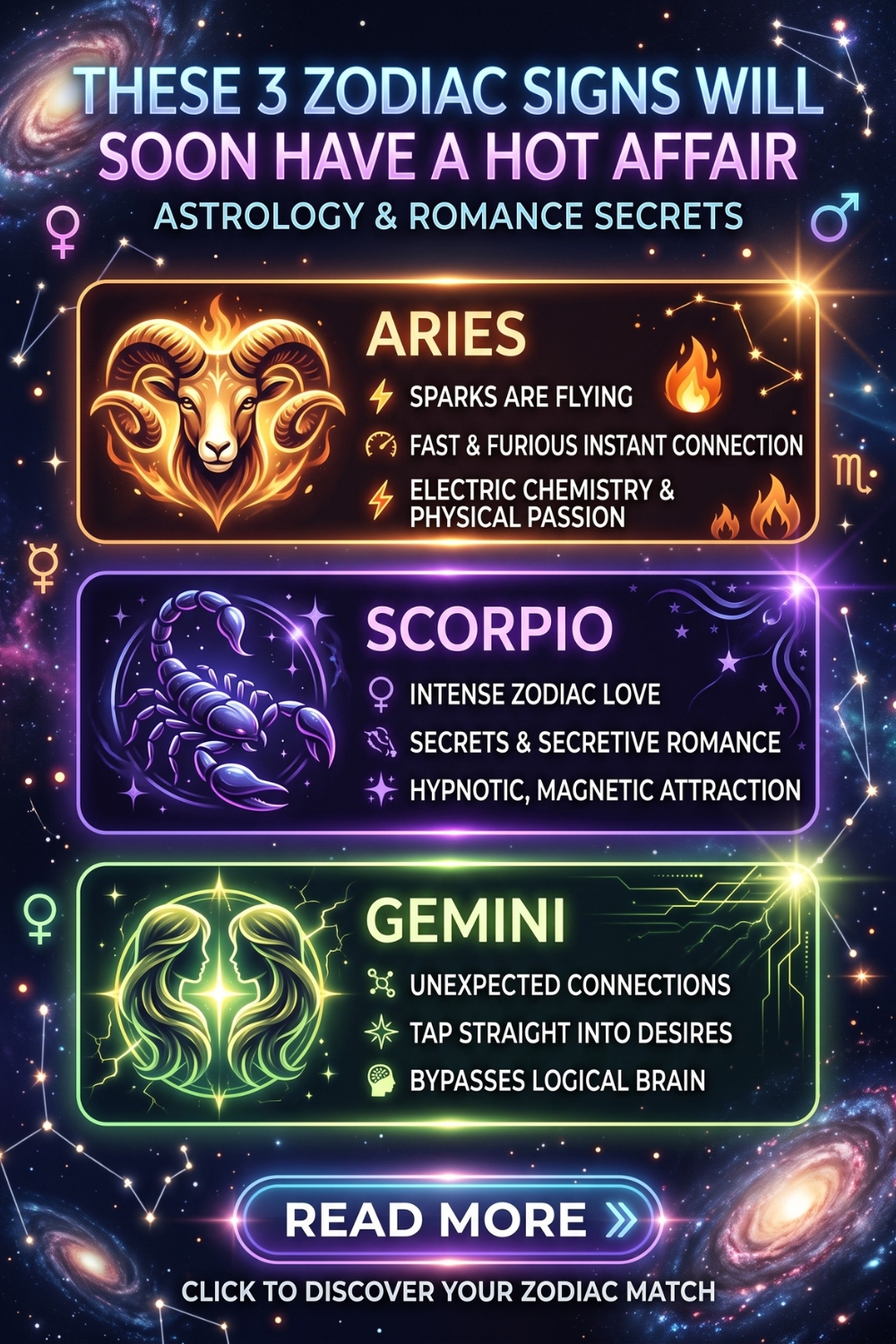 These 3 Zodiac Signs Will Soon Have A Hot Affair