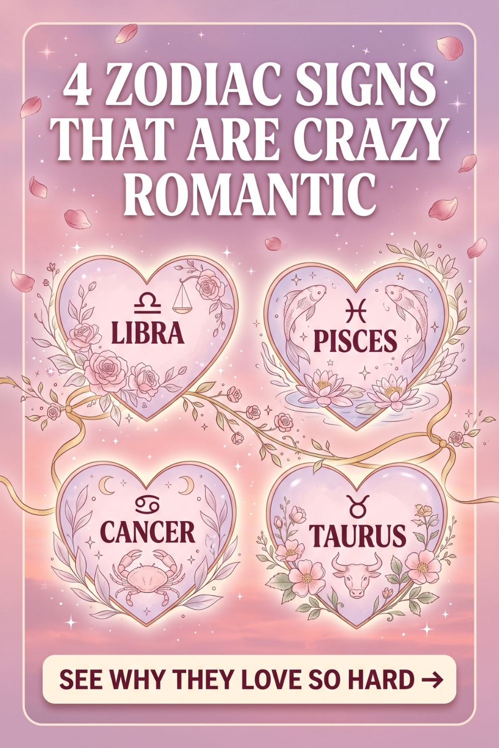 These 4 Zodiac Signs Are Crazy Romantic