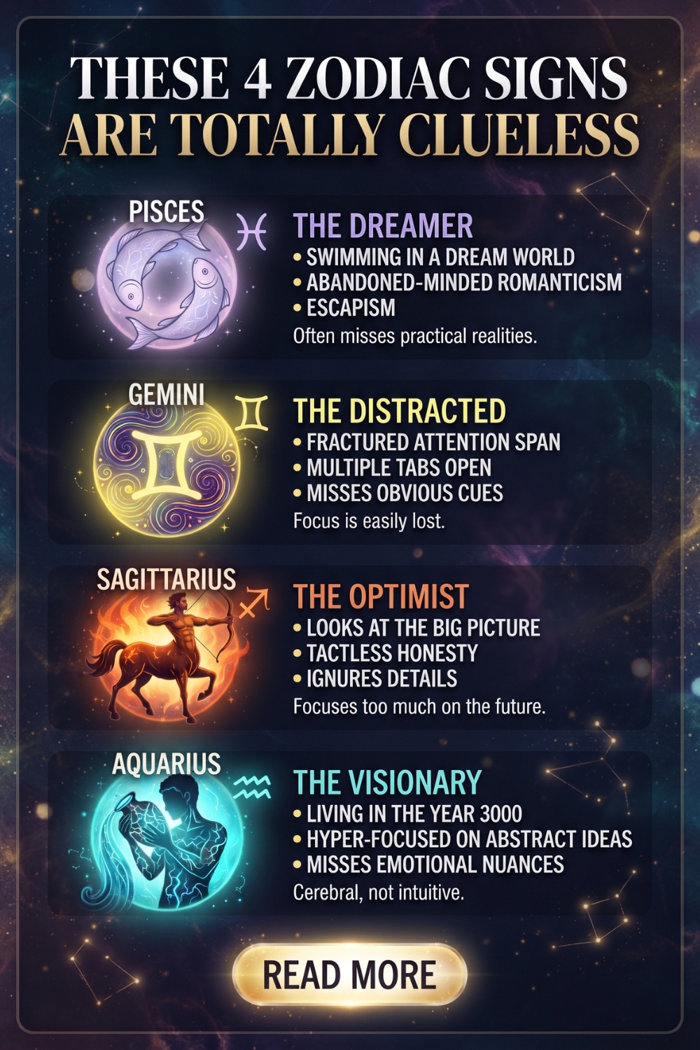 These 4 Zodiac Signs Are Totally CLUELESS