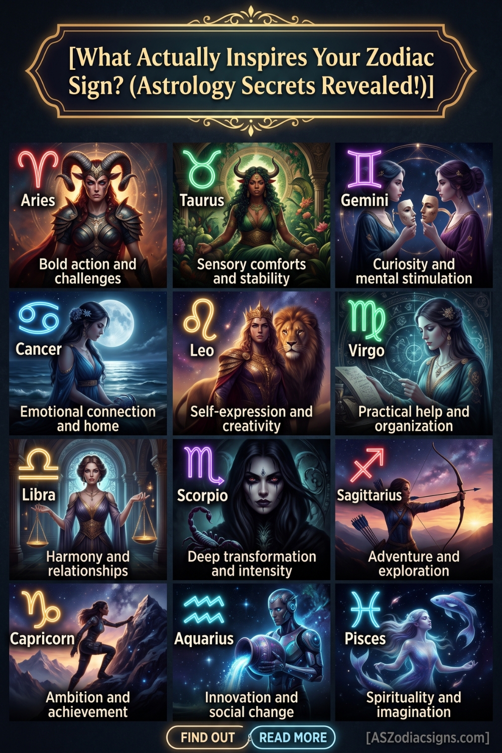What Actually Inspires Your Zodiac Sign_ (Astrology Secrets Revealed!)