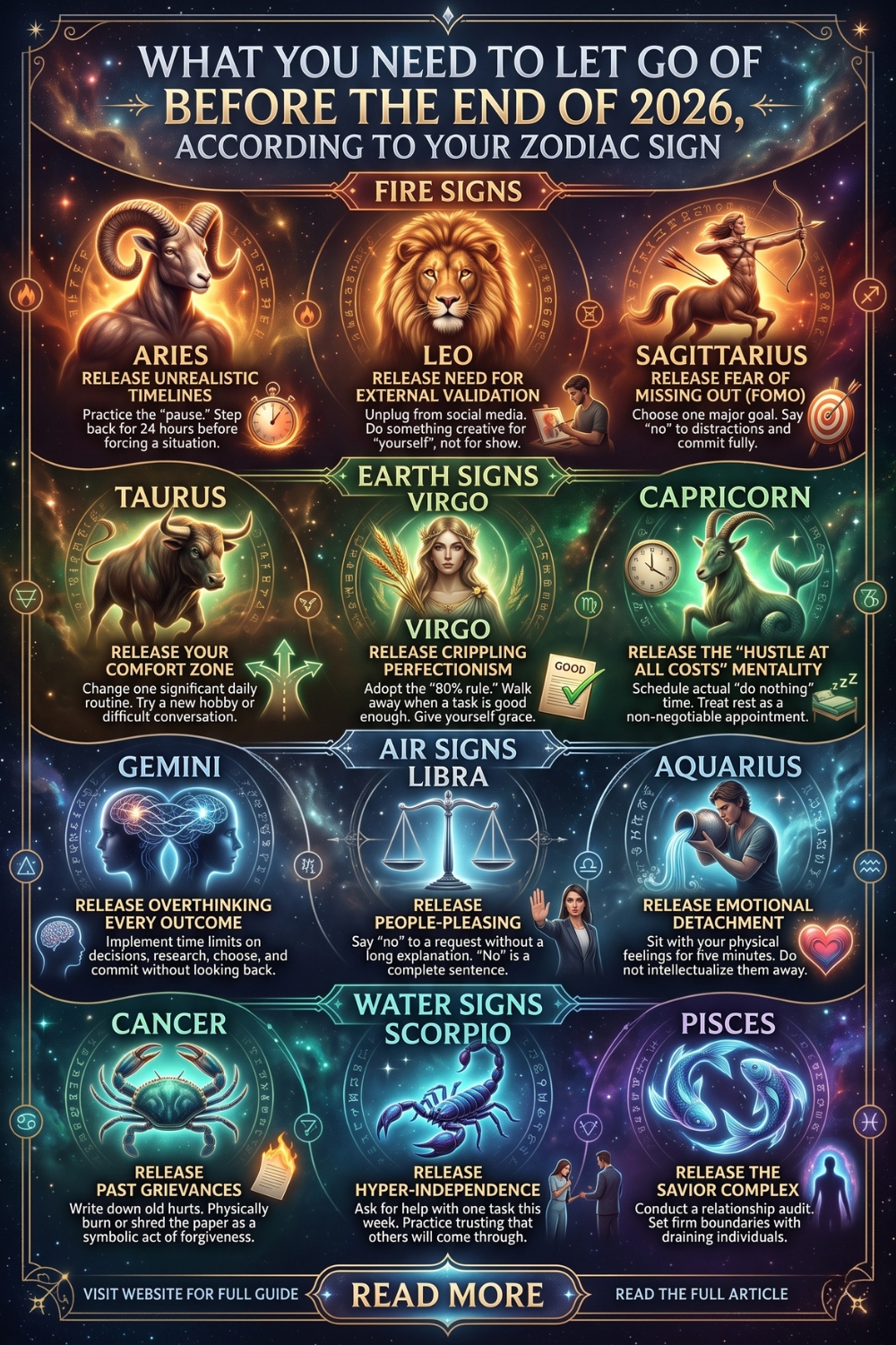What You Need To Let Go Of Before The End Of 2026, According To Your Zodiac Sign