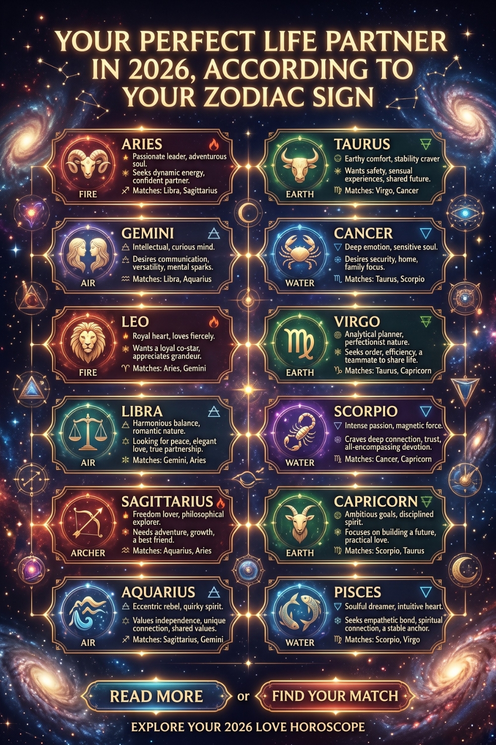 Your Perfect Life Partner In 2026, According To Your Zodiac Sign