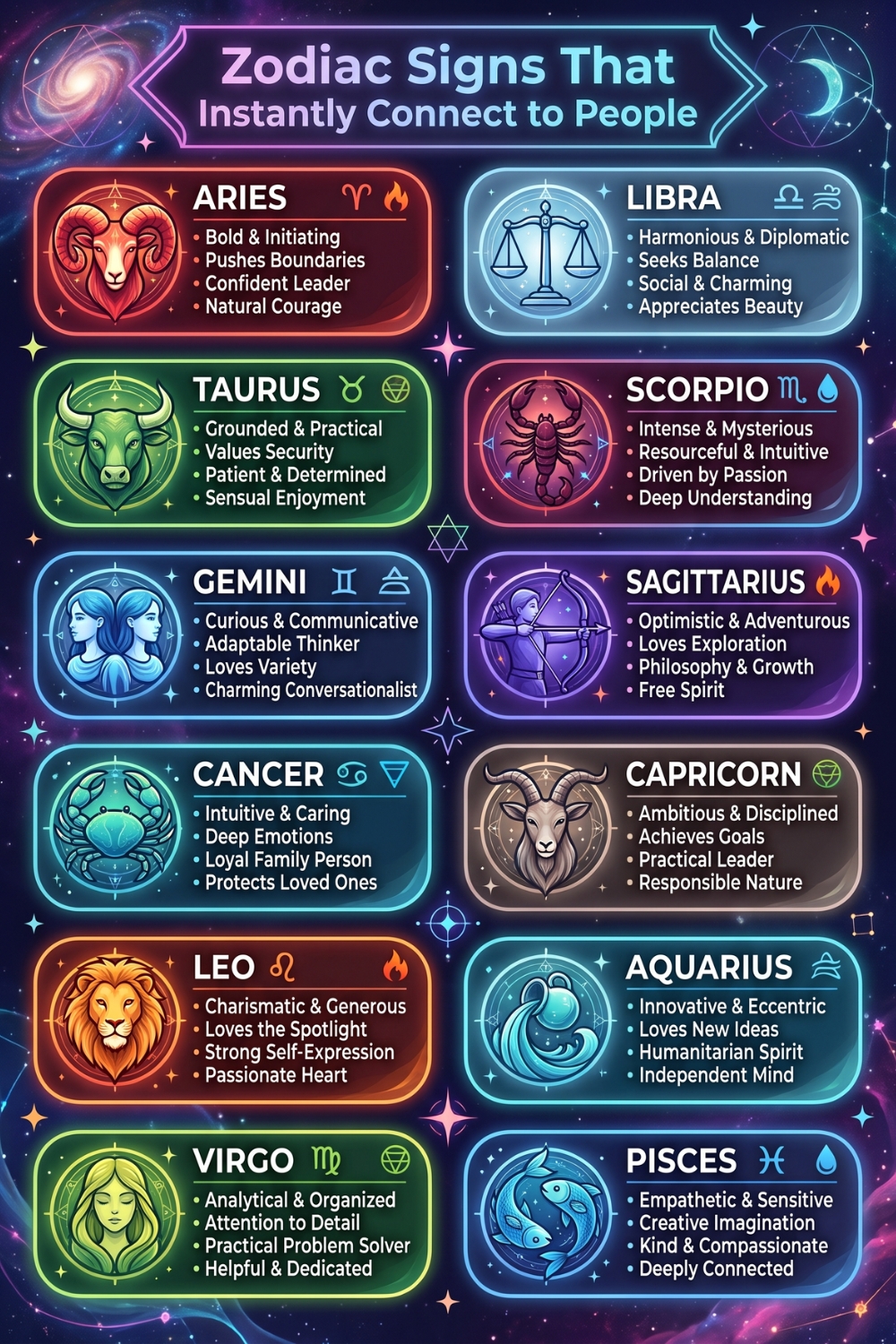Zodiac Signs That Instantly Connect to People: Unlocking Relationship Chemistry