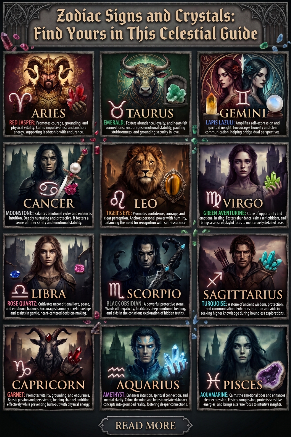 Zodiac Signs and Crystals_ Find Yours in This Celestial Guide
