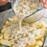 Creamy Garlic Herb Potato Bake